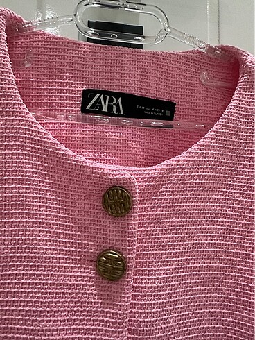 m Beden Pembe zara blazer