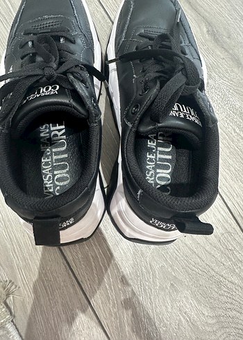 39 Beden Versace Jeans Couture Siyah Kadın Deri Sneaker