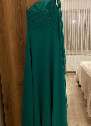 Şifon tek omuz  - Görsel 3