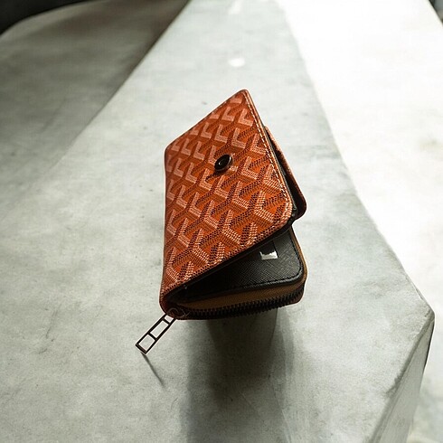  Beden Goyard modeli turuncu cüzdan