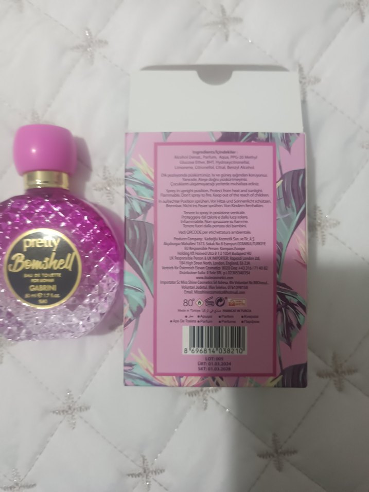 Gabrini Pretty Bomshell Kadın Parfümü 50 ml - Görsel 4