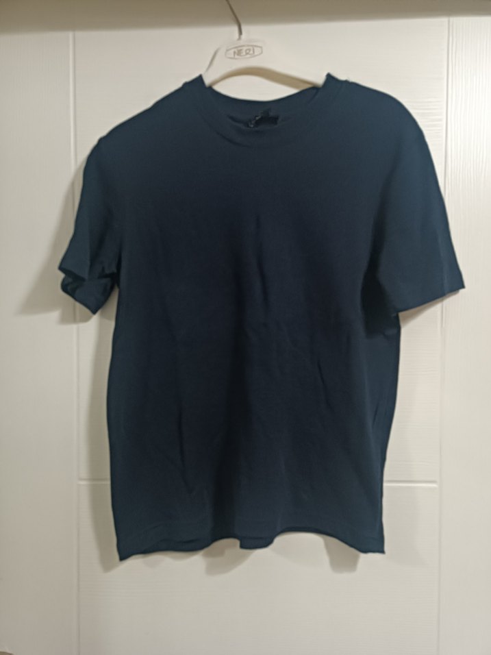 lacivert  Denim Tişört - Görsel 2