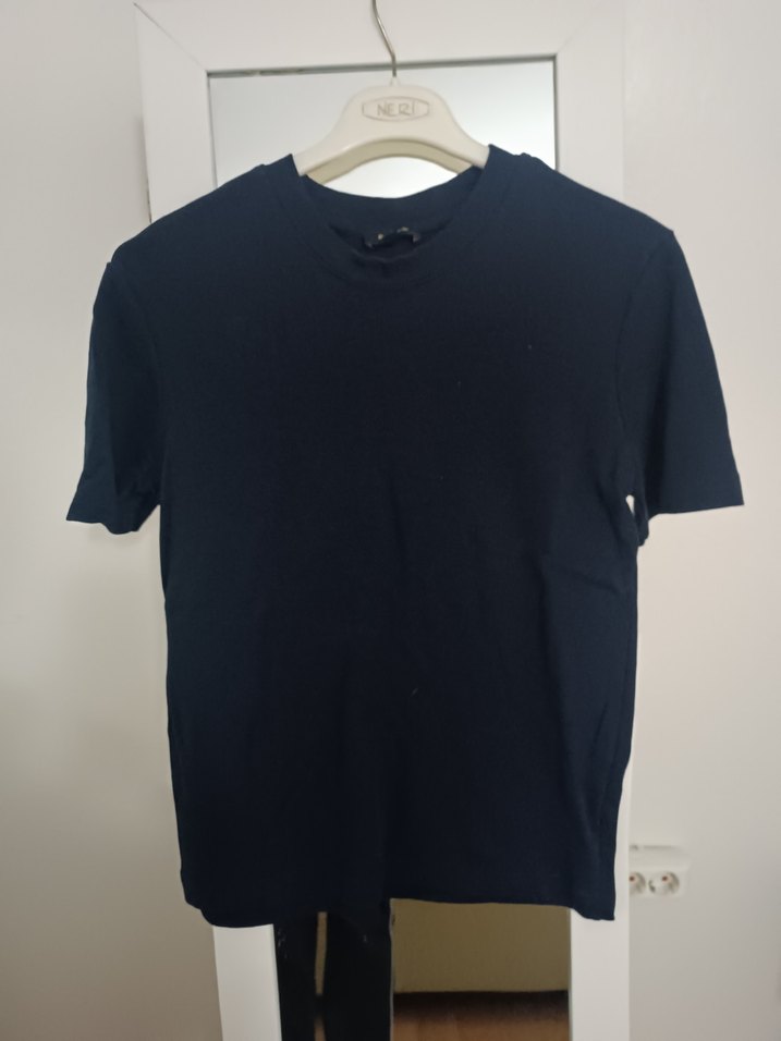 lacivert  Denim Tişört - Görsel 4