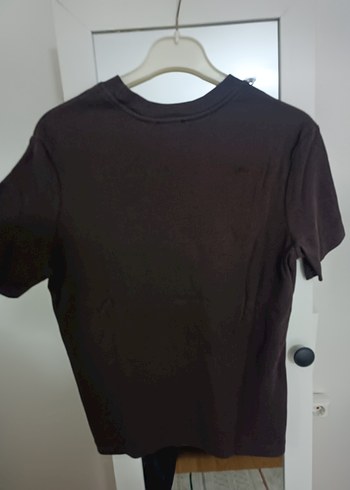 kahverengi Kadın Kısa Kollu Basic Tişört - Görsel 4