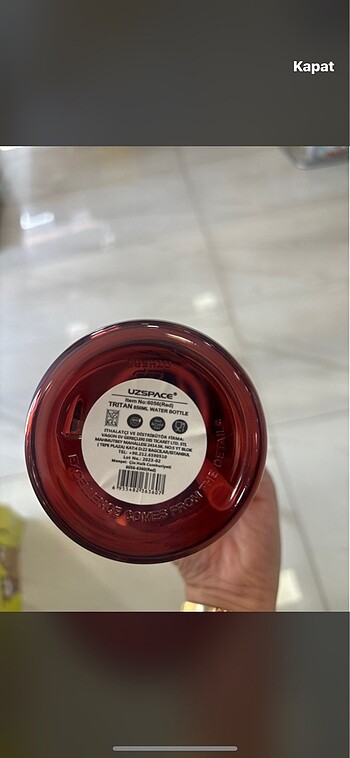  Beden Uzspace 850 ml Matara