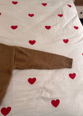 Nakışlı Kahverengi Kadın Hırka - Görsel 2