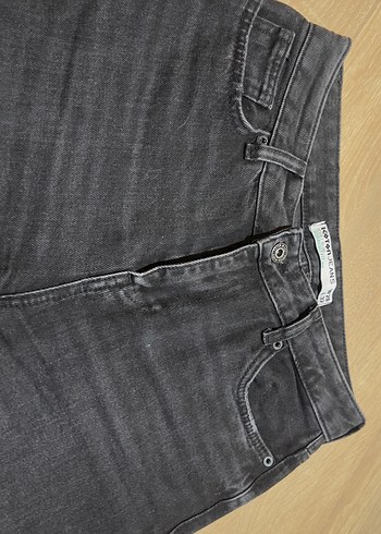 28 Beden siyah Renk Kadın Siyah Regular Fit Midi Kot Pantolon