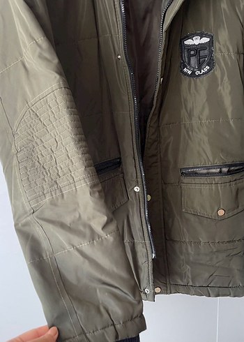 Kürk Detaylı Kamuflaj Erkek Mont - Görsel 5