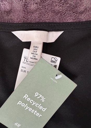 Siyah Uzun Kollu Elbise - Görsel 3