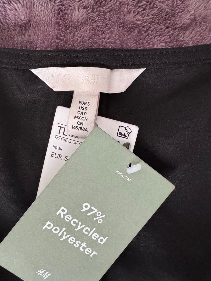 Siyah Uzun Kollu Elbise - Görsel 3