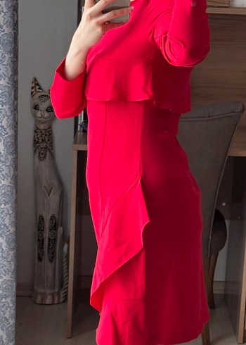 Koton Kırmızı Elbise - Görsel 3