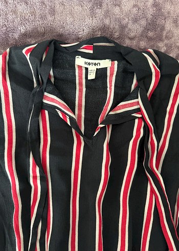 Çizgili Kadın Elbise - Görsel 3