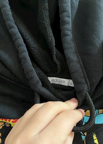 Marvel Baskılı Siyah Kapüşonlu Sweatshirt - Görsel 2