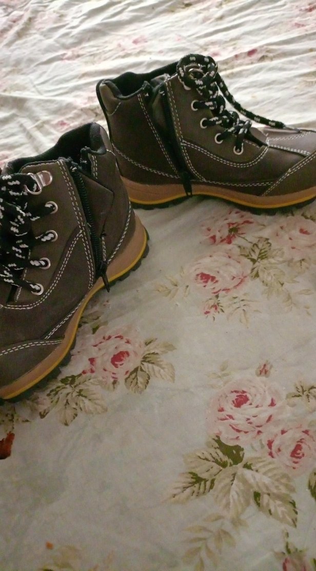 Gri Bağcıklı Erkek Çocuk Botu - Görsel 2