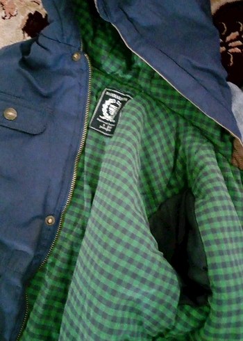 Erkek Çocuk Gri Düğmeli Ceket ve mont - Görsel 3