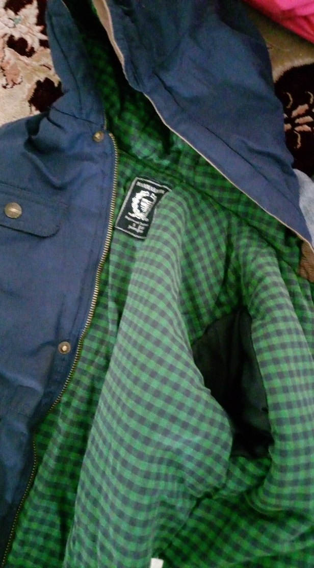 Erkek Çocuk Gri Düğmeli Ceket ve mont - Görsel 3