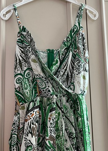 Yeşil Desenli Bohem tulum - Görsel 2