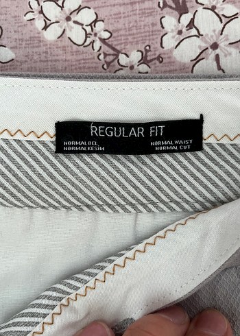 Gri Normal Kesim Erkek Pantolon - Görsel 2