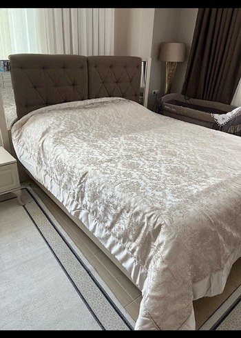 Bej rengi yatak örtüsü Karaca - Görsel 4