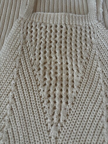 Zara Zara krem elbise