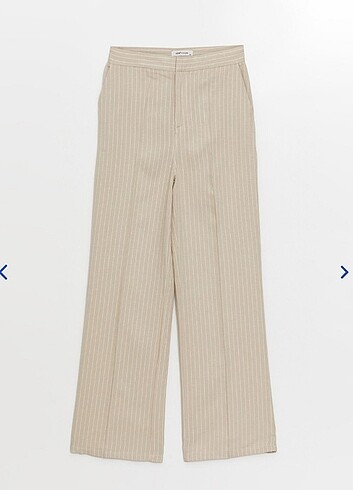 Bej Çizgili Pantolon  - Görsel 4