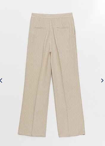 Bej Çizgili Pantolon  - Görsel 5