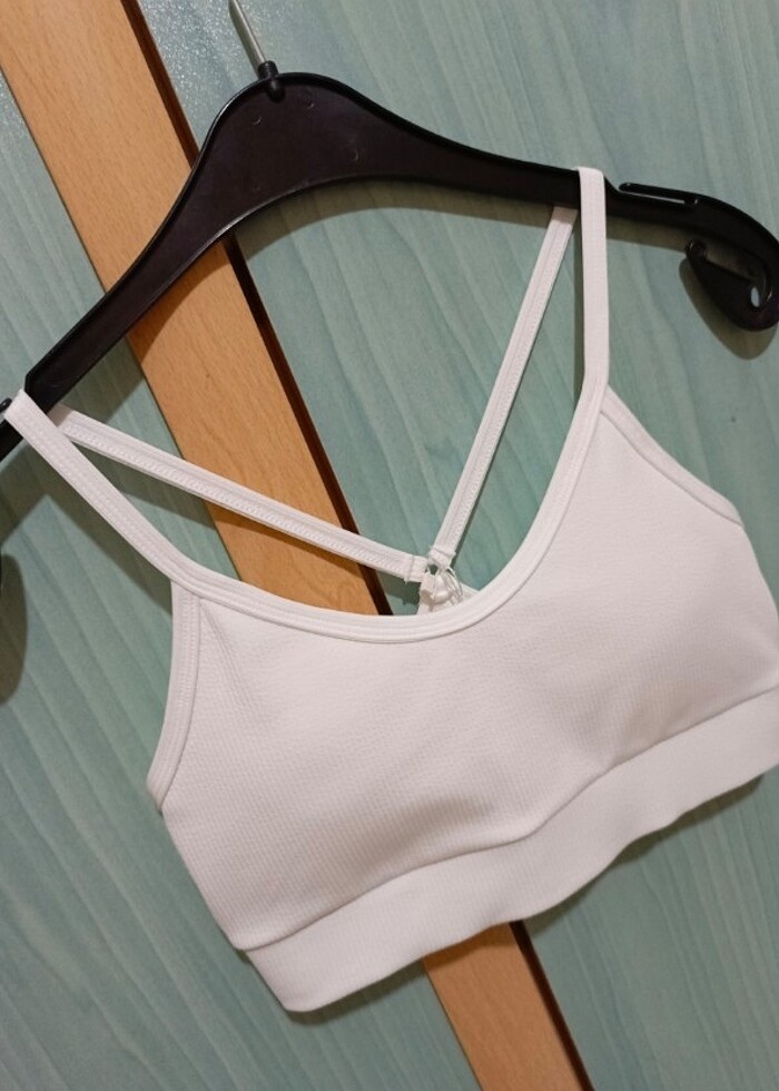 Askılı Fitilli Spor Büstiyer  - Görsel 2