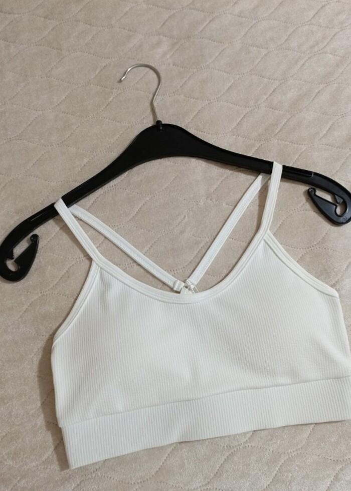 Askılı Fitilli Spor Büstiyer  - Görsel 4