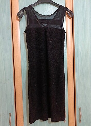 Siyah Kısa Elbise - Görsel 3