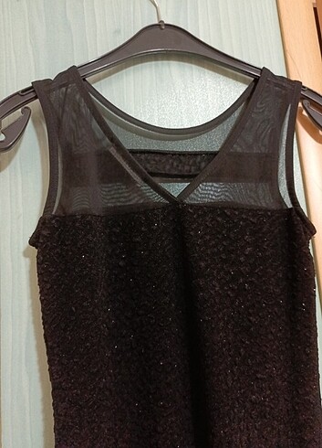 Siyah Kısa Elbise - Görsel 5