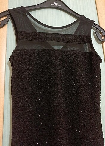 Siyah Kısa Elbise - Görsel 4