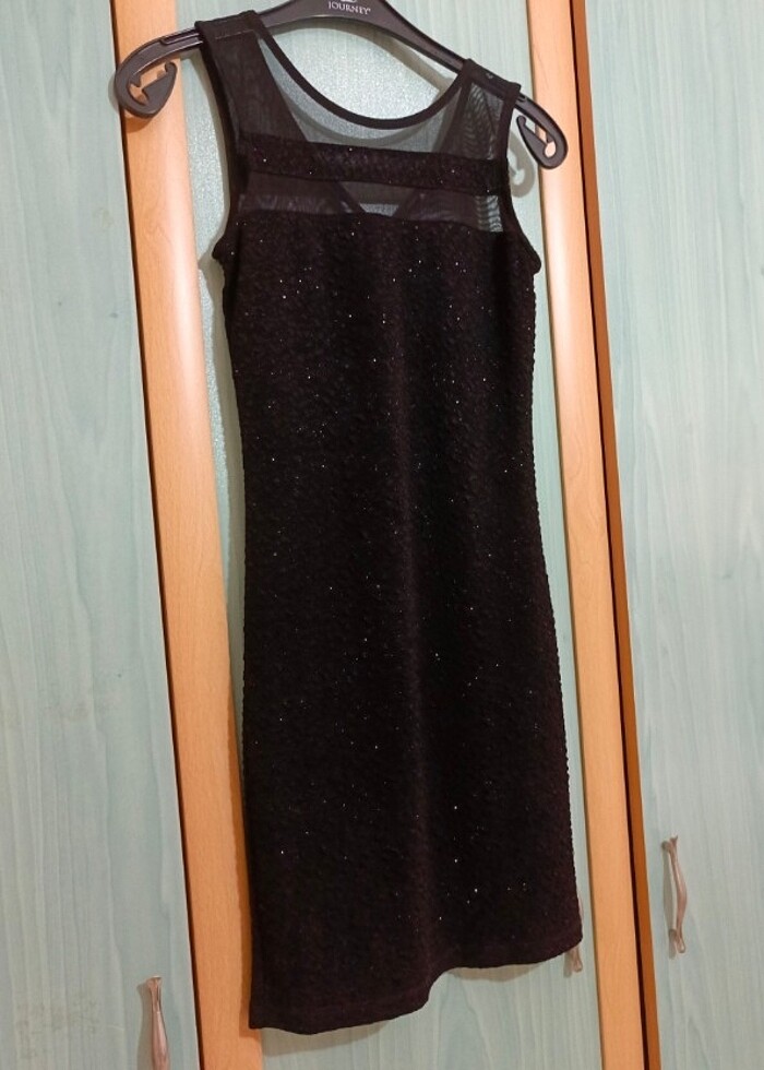 Siyah Kısa Elbise - Görsel 2