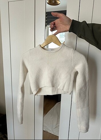 Bershka Crop yün Kazak 