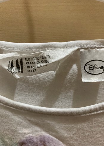 H&M Kolsuz Elsa Baskılı Kız Çocuk Elbisesi