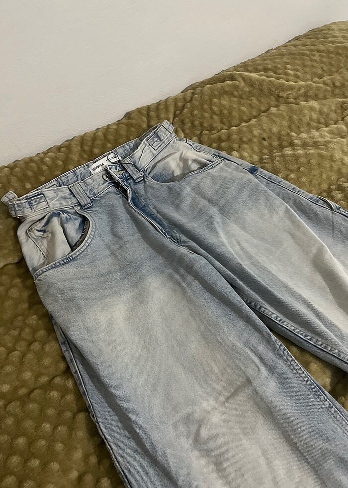 Pantolon baggy jean - Görsel 2