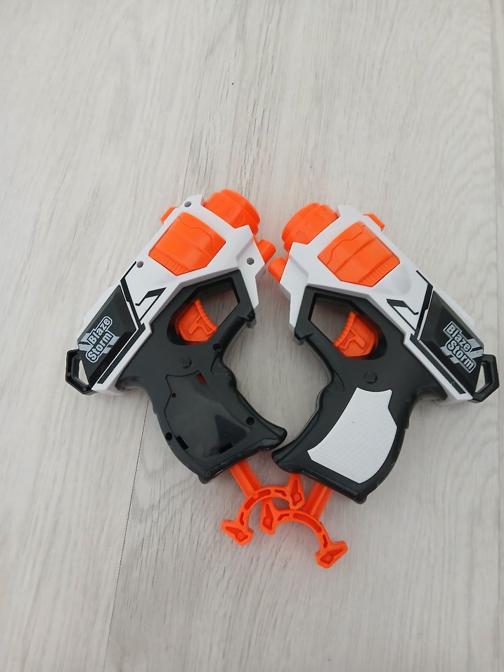 Renkli Mini Oyuncak Tabanca Seti - Görsel 2