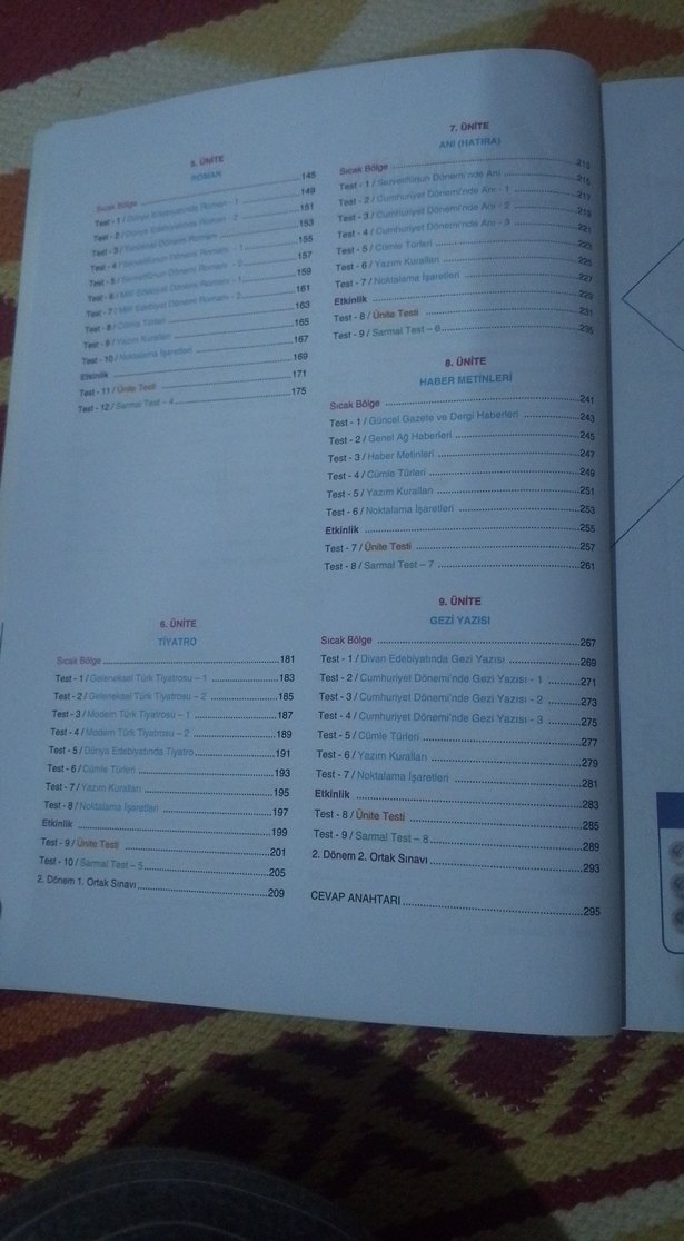 10. Sınıf Türk Dili ve Edebiyatı Soru Bankası - Görsel 3