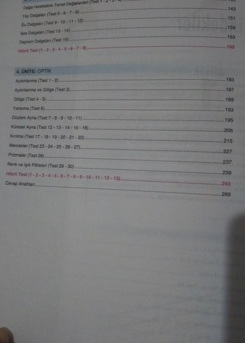 10. Sınıf Fizik Soru Bankası Fen Liseleri İçin - Görsel 3