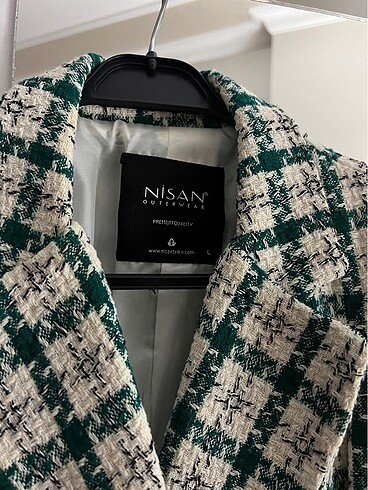 l Beden yeşil Renk Blazer ceket