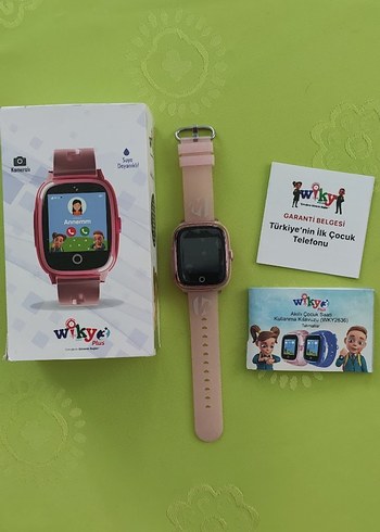 Pembe Çocuk Akıllı Saat - Wikye Plus