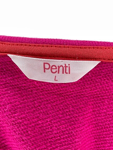 l Beden pembe Renk Penti Sweatshirt %70 İndirimli.