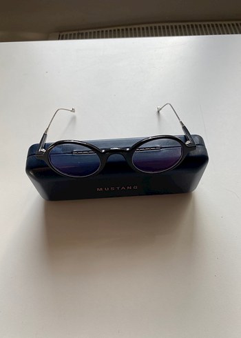 Mustang Retro Oval Dairesel Gözlük - Görsel 4