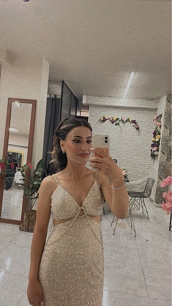 m Beden Abiye elbise