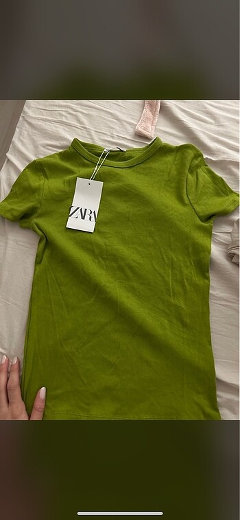 Zara Zara yeşil tshirt