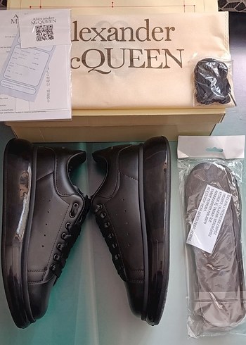 43 Beden siyah Renk Alexander McQueen Siyah Erkek Sneaker