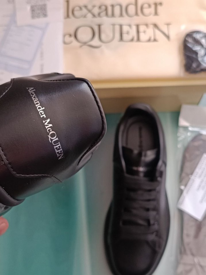 Alexander McQueen Siyah Erkek Sneaker - Görsel 5