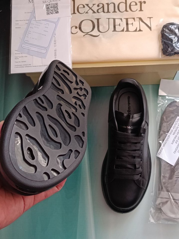 Alexander McQueen Siyah Erkek Sneaker - Görsel 2