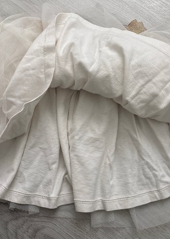 Kız Çocuk Beyaz Fırfırlı Etek - Görsel 4