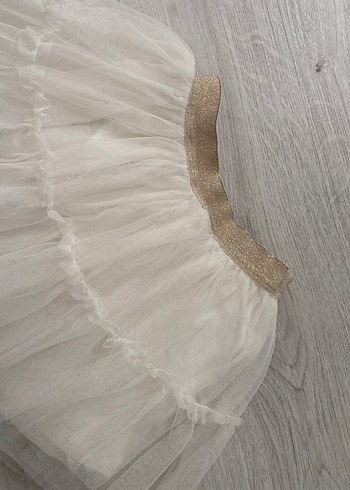 Kız Çocuk Beyaz Fırfırlı Etek - Görsel 2