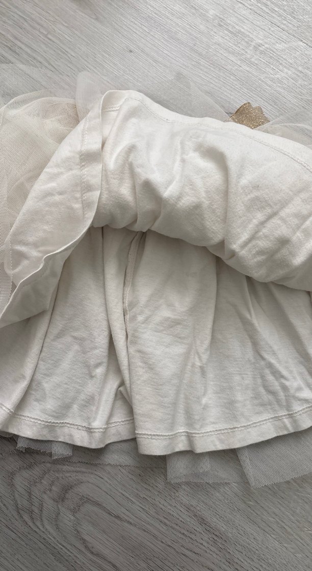 Kız Çocuk Beyaz Fırfırlı Etek - Görsel 4